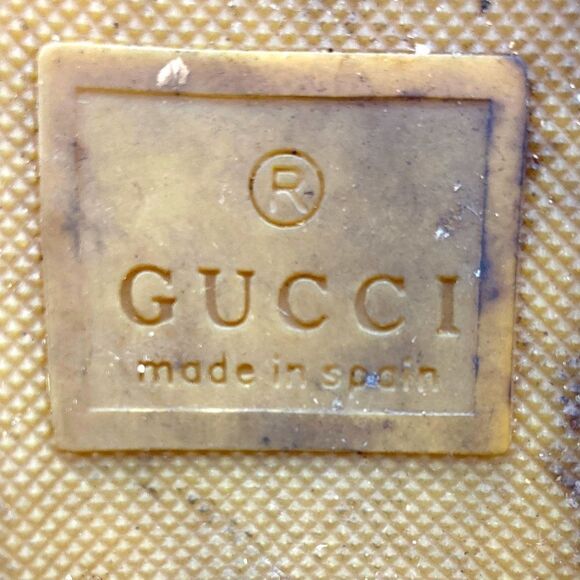 Authentic Gucci Quilted Leather Espadrille Sandals Size 35,5 Gold Color - Picture 9 of 13